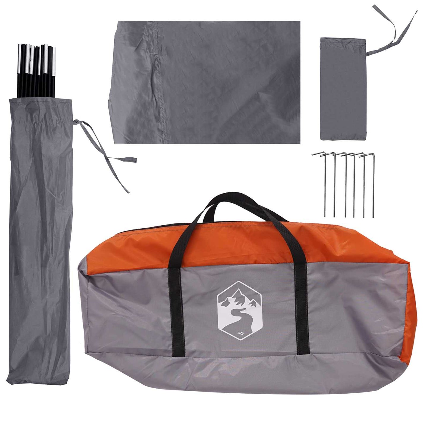 Autozelt 350 X 250 Cm Polyester Und Stahl
