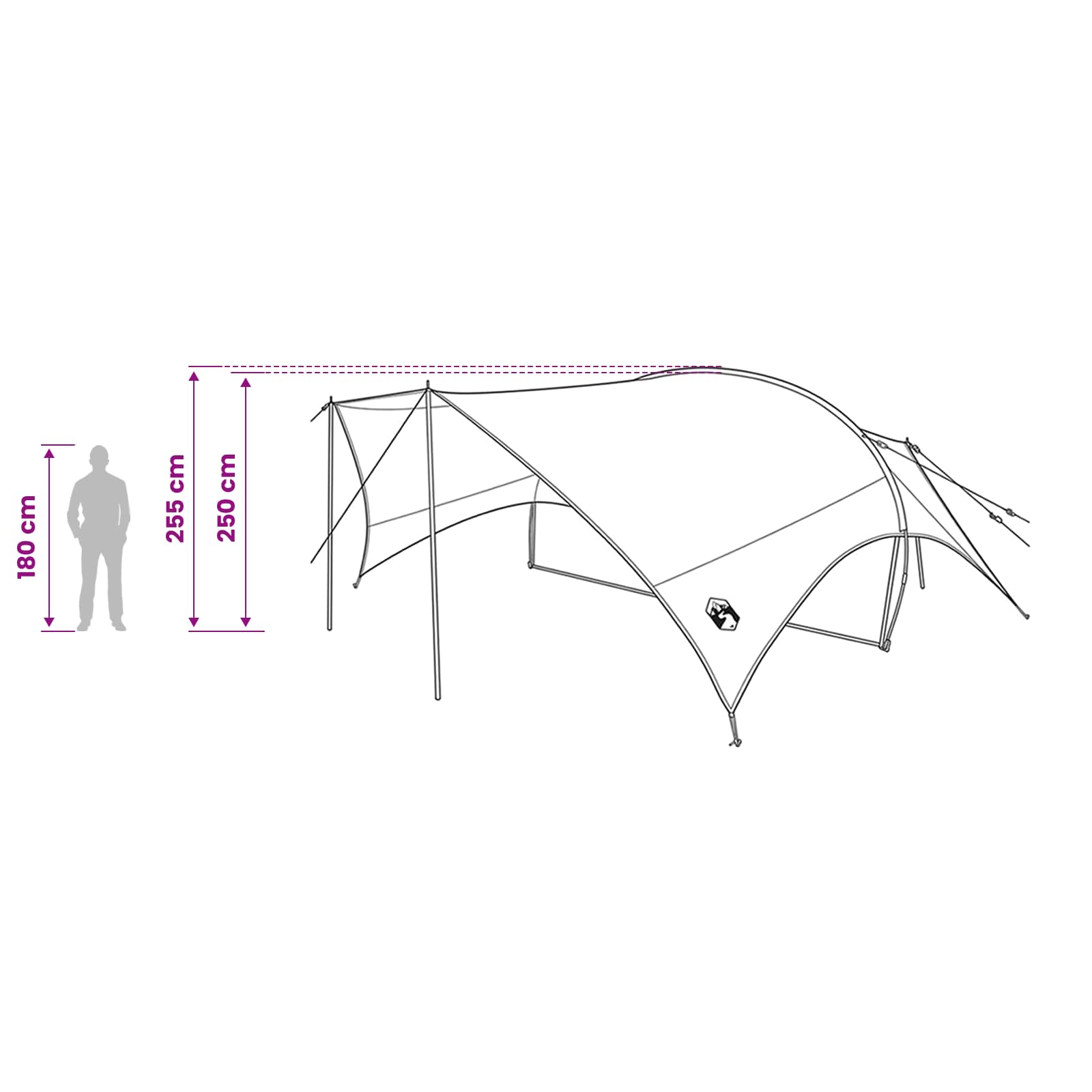 Camping Tarp Wasserfest