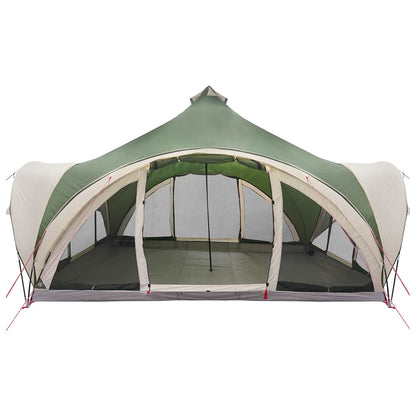 Tipi Zelt Mit Dach 18-Personen Polyester Und Stahl