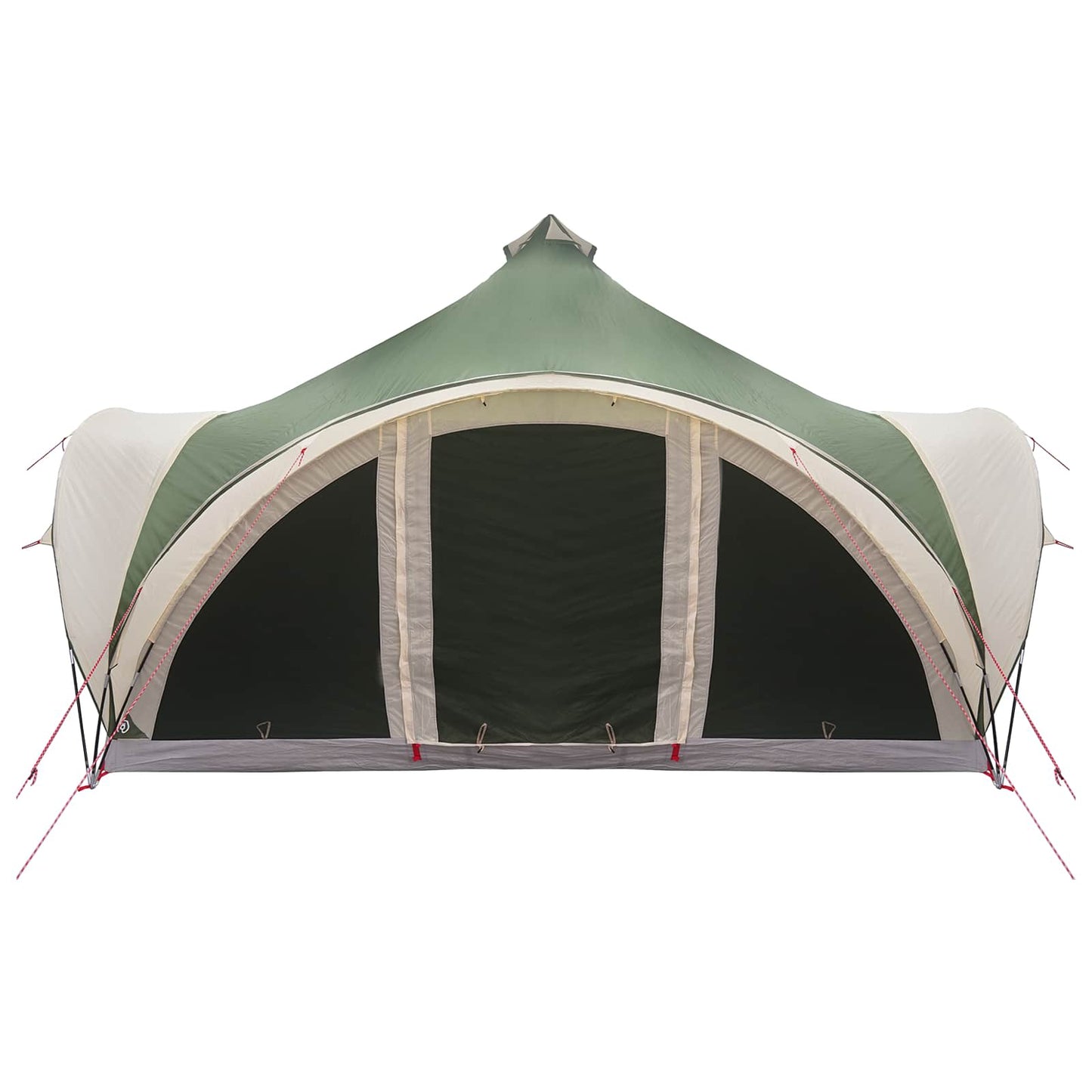 Tipi Zelt Mit Dach 18-Personen Polyester Und Stahl