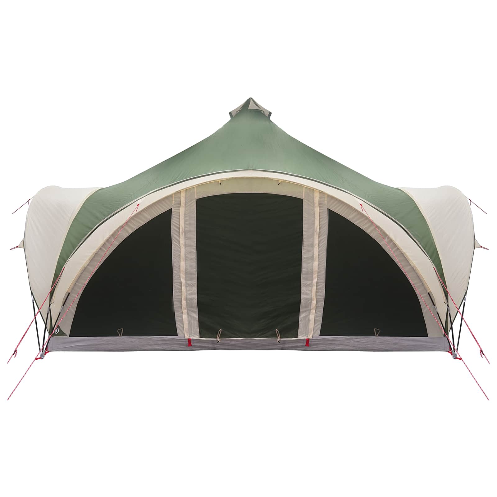 Tipi Zelt Mit Dach 18-Personen Polyester Und Stahl