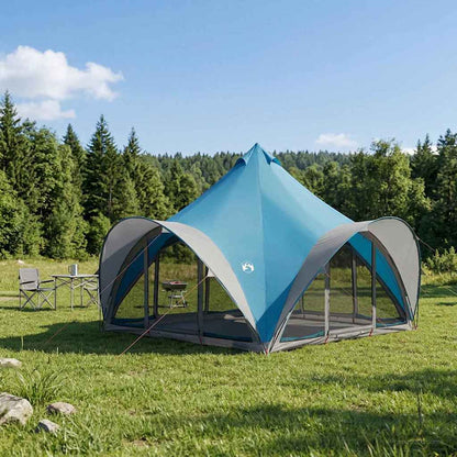 Tipi Zelt Mit Dach 6-Personen Polyester Und Stahl
