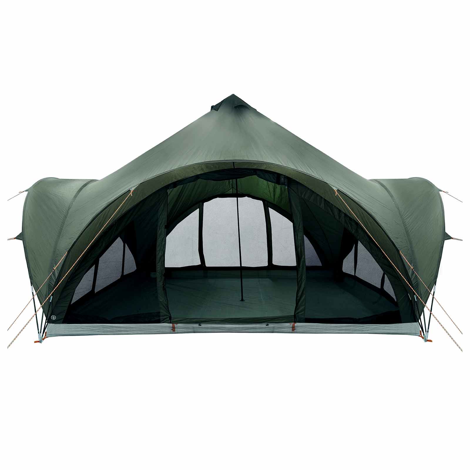 Tipi Zelt Mit Dach 6-Personen Polyester Und Stahl