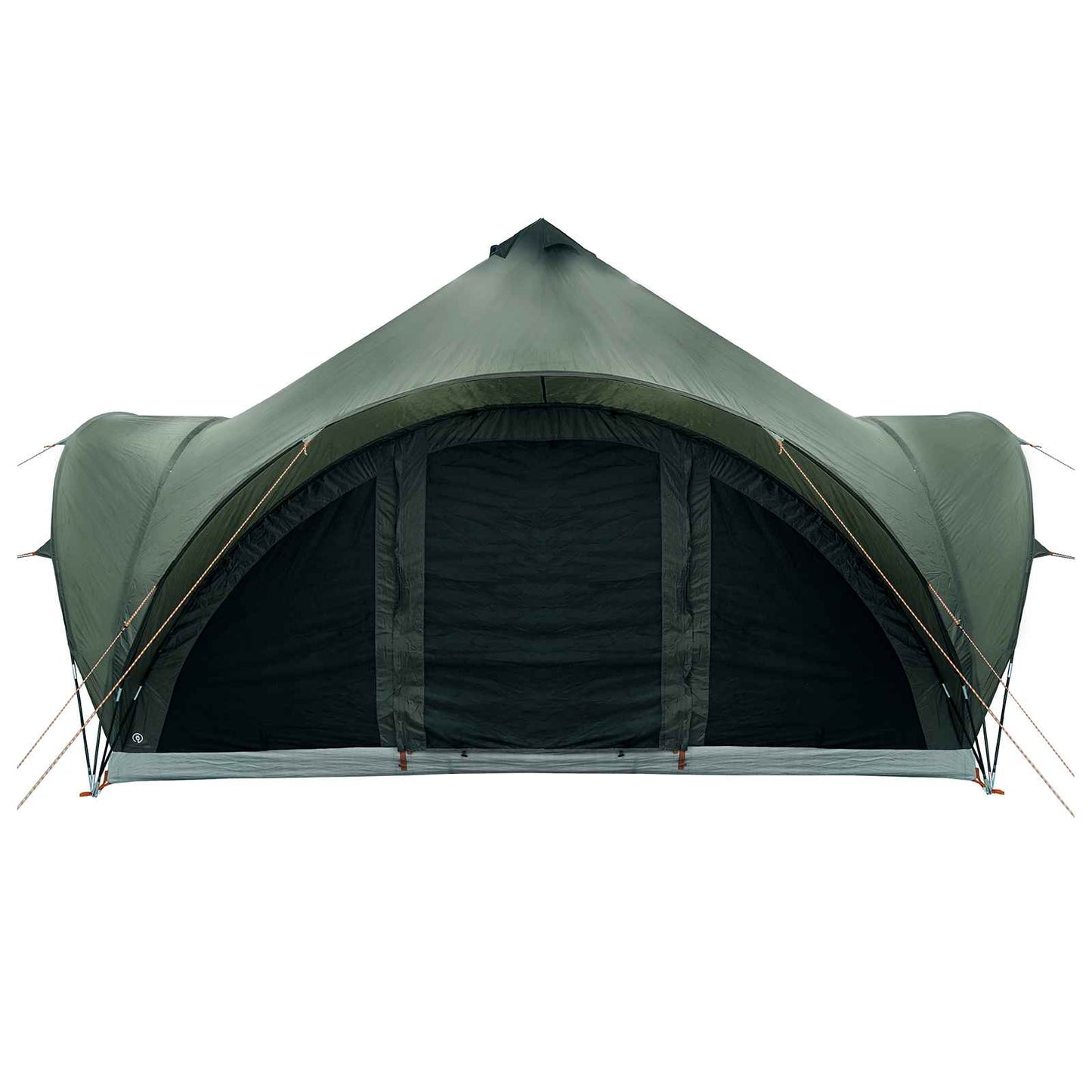 Tipi Zelt Mit Dach 6-Personen Polyester Und Stahl