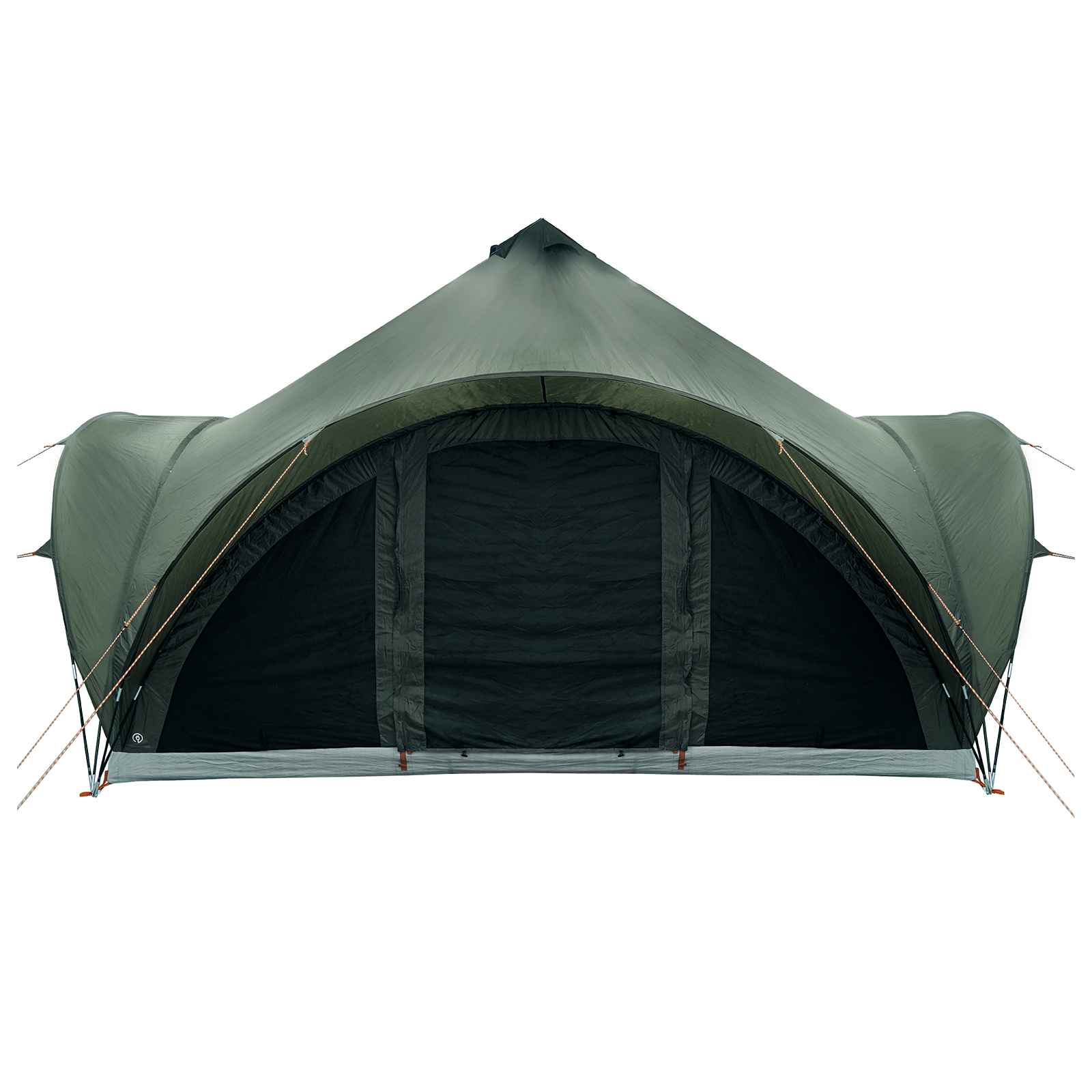 Tipi Zelt Mit Dach 6-Personen Polyester Und Stahl