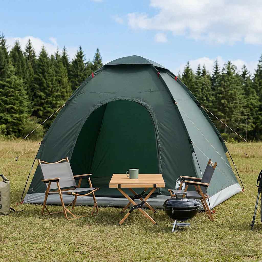 Campingzelt Mit Dach 185T Polyester Mit Pu-Beschichtung