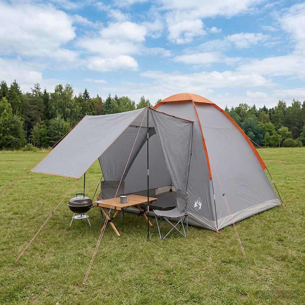 Campingzelt Mit Dach Weiß Blackout 335 X 275 X 180 Cm