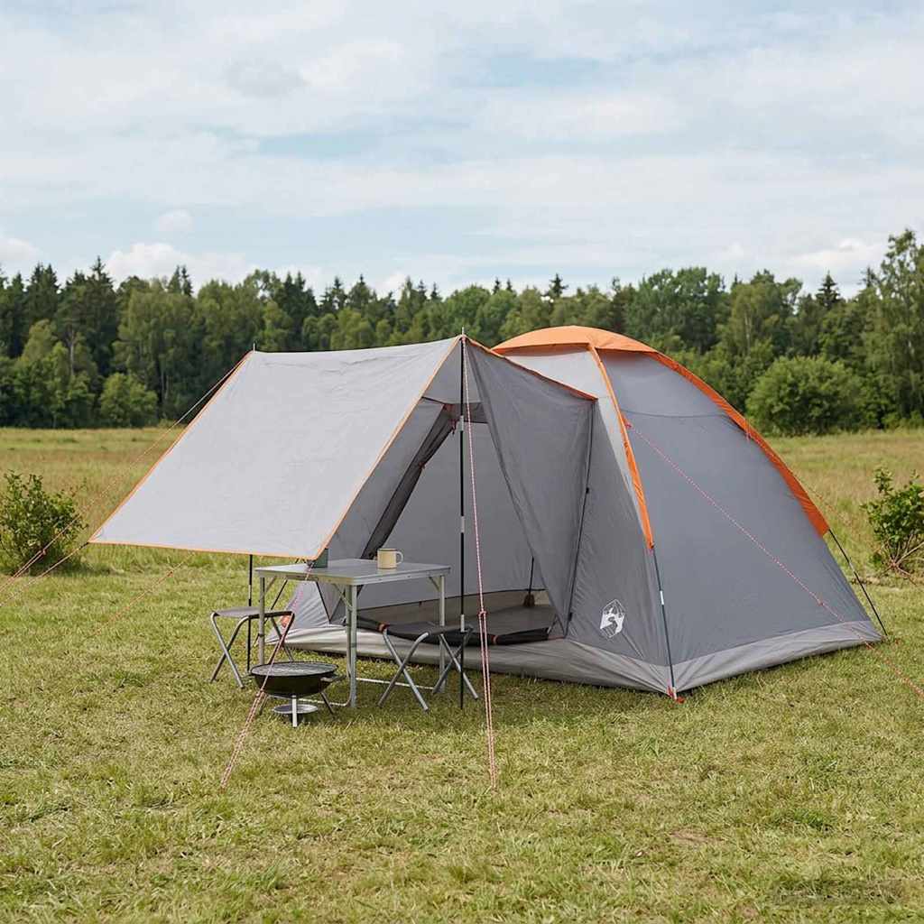 Campingzelt Mit Dach Weiß Blackout 335 X 275 X 180 Cm