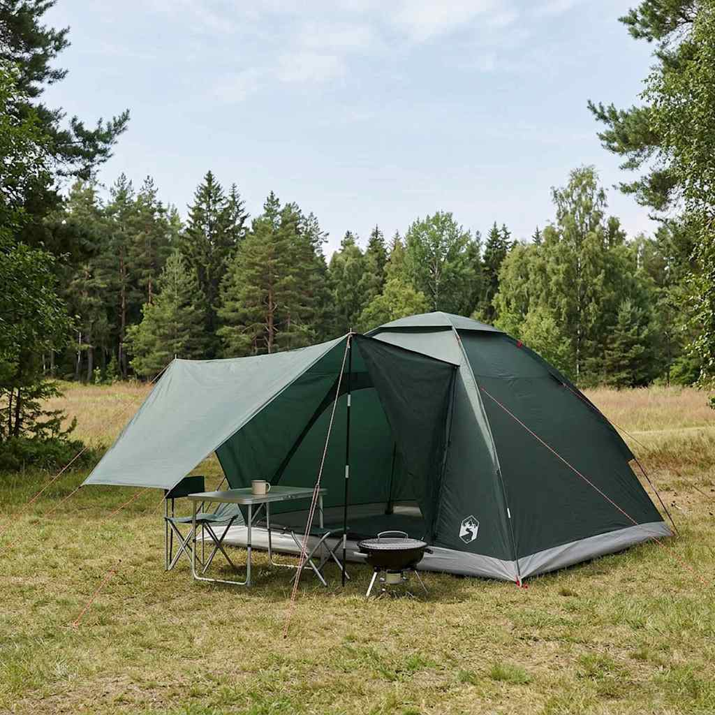 Campingzelt Mit Dach Weiß Blackout 335 X 275 X 180 Cm