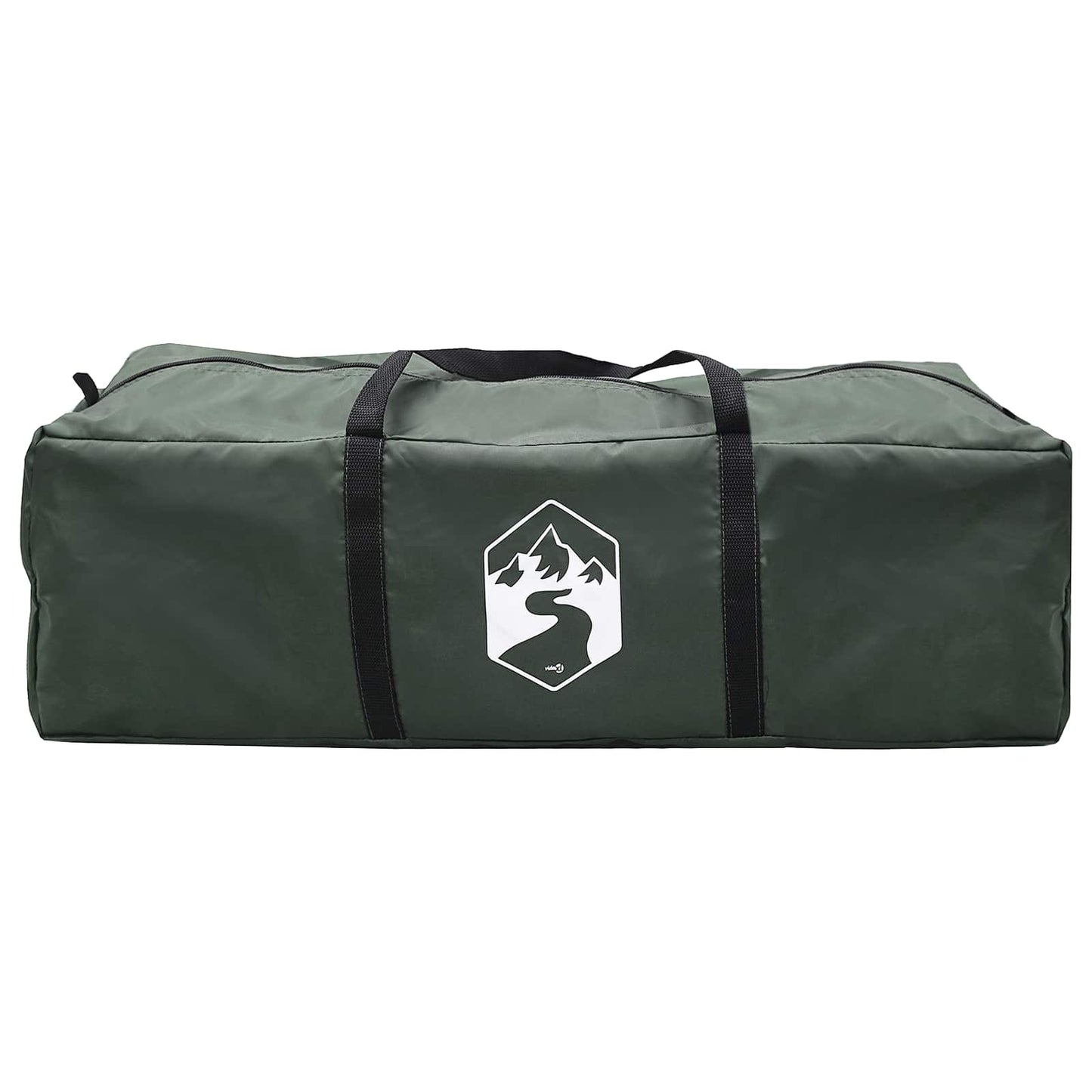Tunnelzelt Mit Dach 10 Personen Polyester Und Stahl