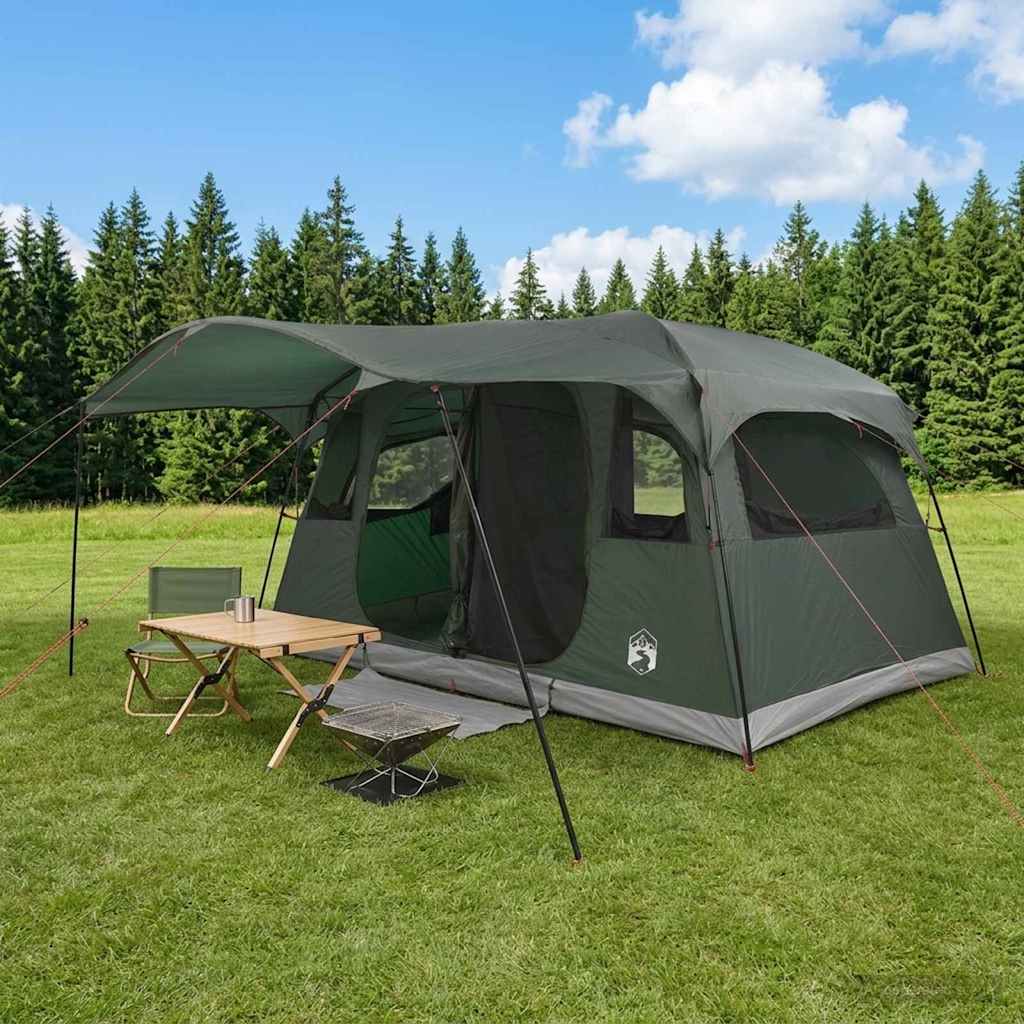 Tunnelzelt 366 X 244 X 198 Cm Polyester Und Stahl
