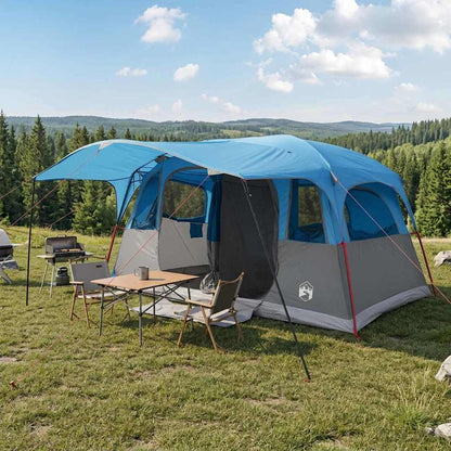 Tunnelzelt 366 X 244 X 198 Cm Polyester Und Stahl