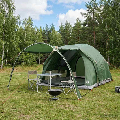 Tunnelzelt Olivegrün 370 X 275 X 210 Cm Polyester Und Stahl