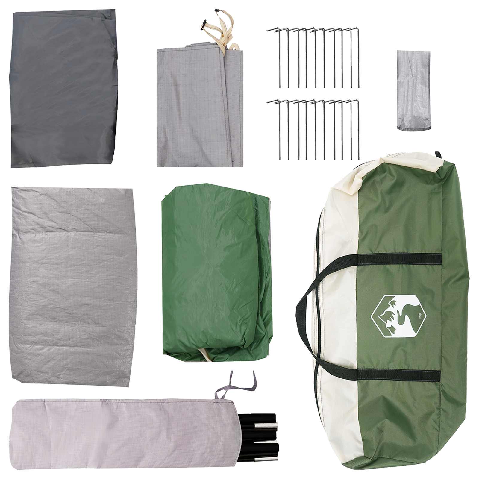 Hütten-Zelt 480 X 273 X 205 Cm Polyester Und Stahl