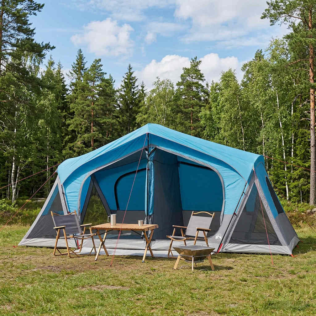 Hütten-Zelt 480 X 273 X 205 Cm Polyester Und Stahl
