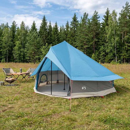 Tipi Zelt Mit Dach 700 X 700 X 395 Cm Polyester Und Stahl