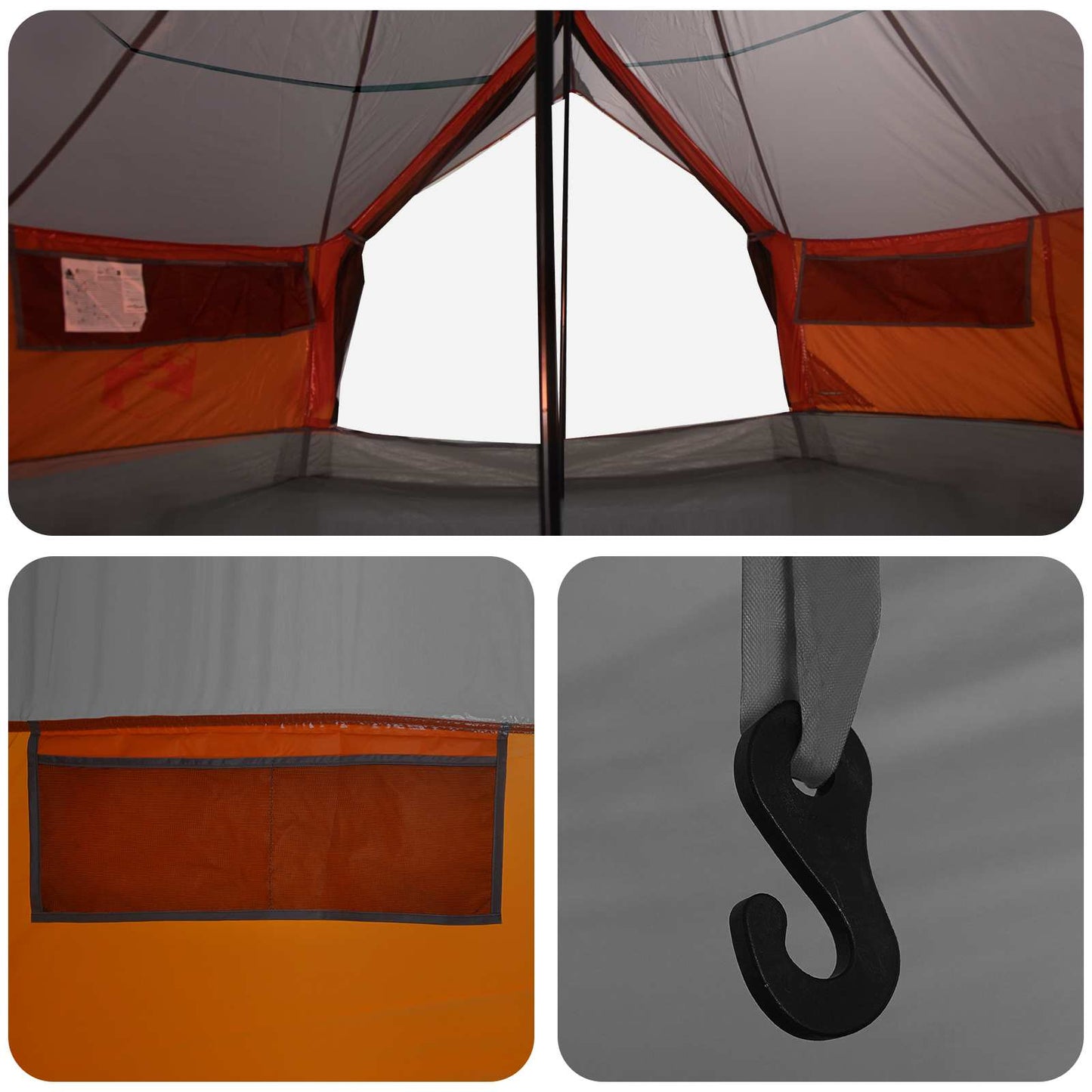 Tipi Zelt Mit Dach 700 X 700 X 395 Cm