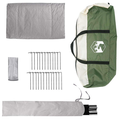 Tipi Zelt Mit Dach 800 X 800 X 430 Cm Polyester Und Stahl