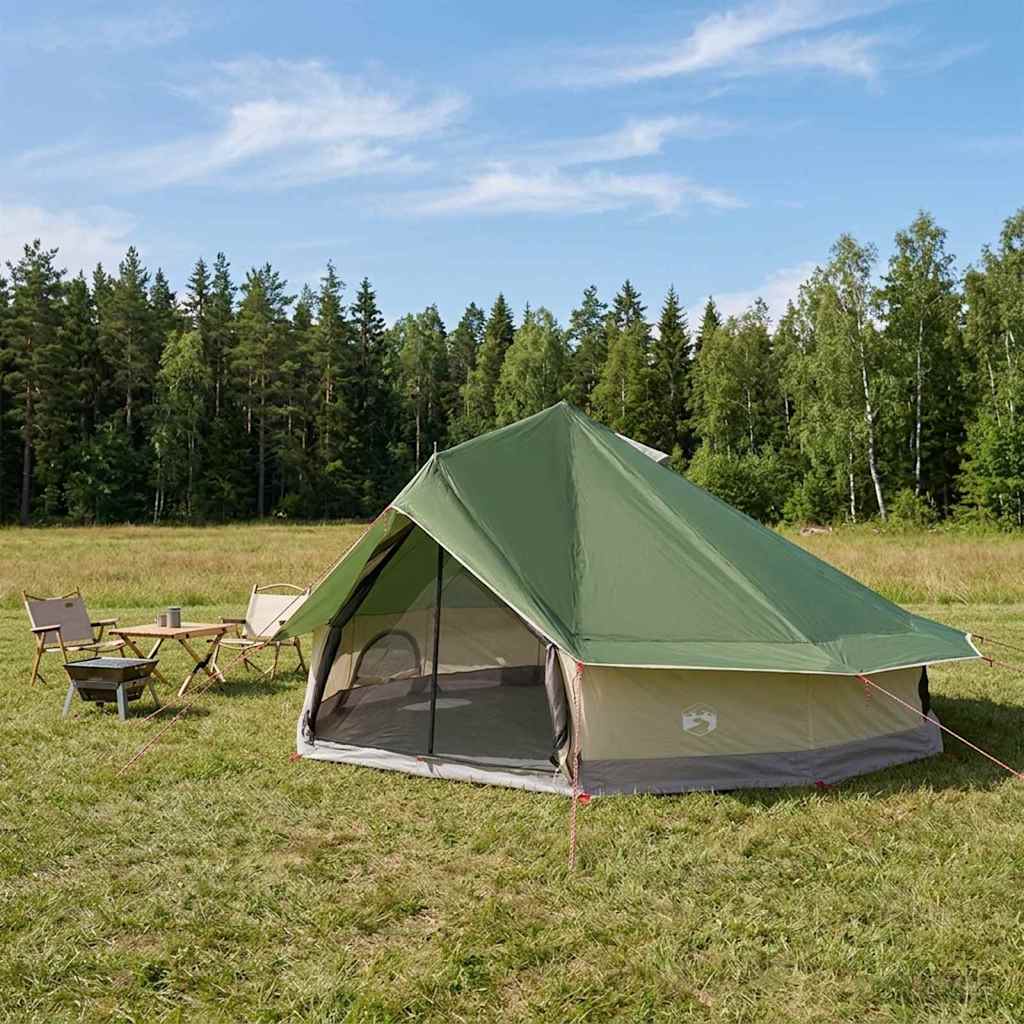 Tipi Zelt Mit Dach 800 X 800 X 430 Cm Polyester Und Stahl