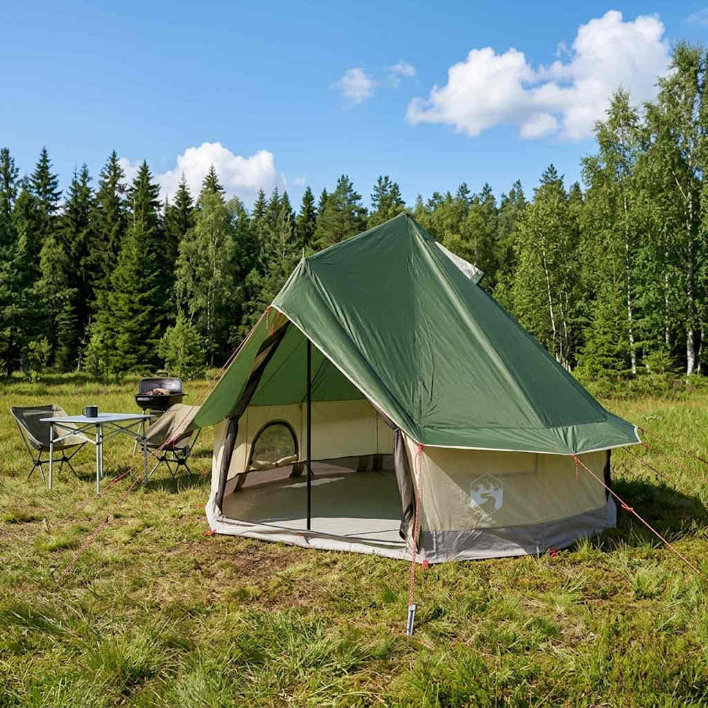 Tipi Zelt Mit Dach 250 X 250 Cm Polyester Und Stahl