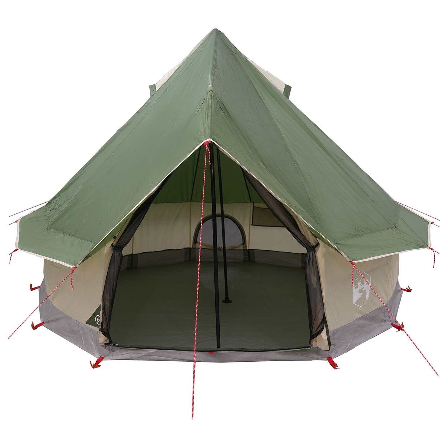 Tipi Zelt Mit Dach 250 X 250 Cm Polyester Und Stahl