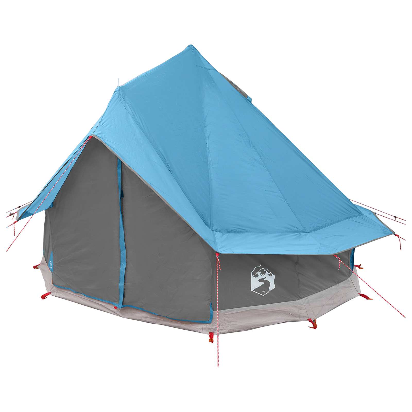 Tipi Zelt Mit Dach 250 X 250 Cm Polyester Und Stahl