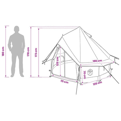 Tipi Zelt Mit Dach 250 X 250 Cm Polyester Und Stahl