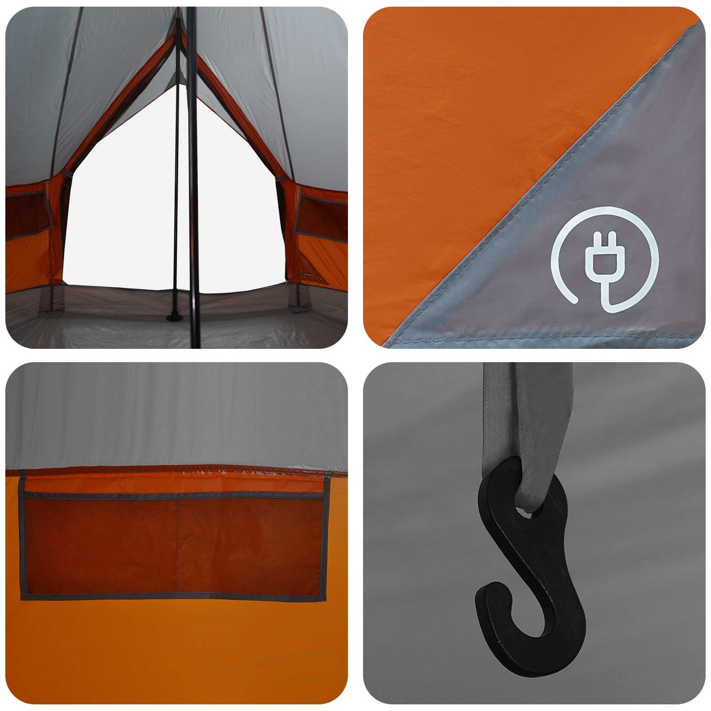 Tipi Zelt 250 X 250 Cm Polyester Und Stahl