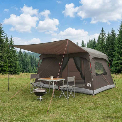 Familienzelt 420 X 305 X 200 Cm Polyester Und Stahl