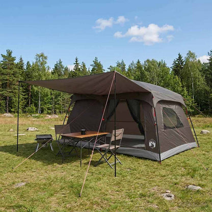 Familienzelt 420 X 305 X 200 Cm Polyester Und Stahl