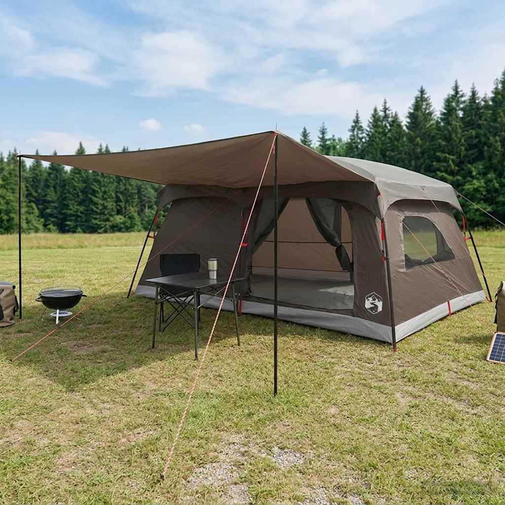 Familienzelt 420 X 305 X 200 Cm Polyester Und Stahl