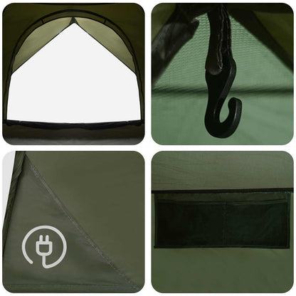 Campingzelt Mit Regenhaube Wasserdicht Kuppel Olive Grün