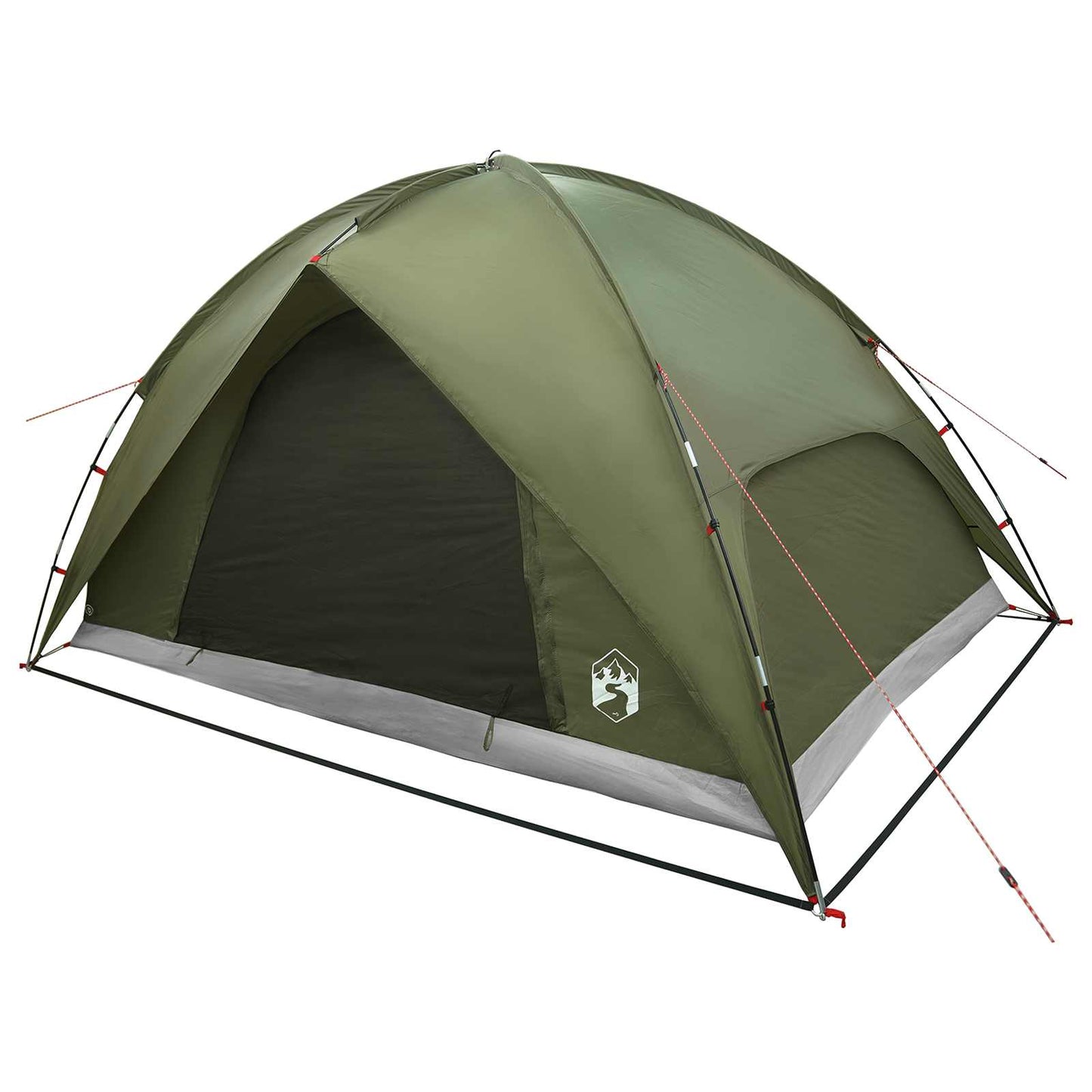 Campingzelt Mit Regenhaube Wasserdicht Kuppel Olive Grün