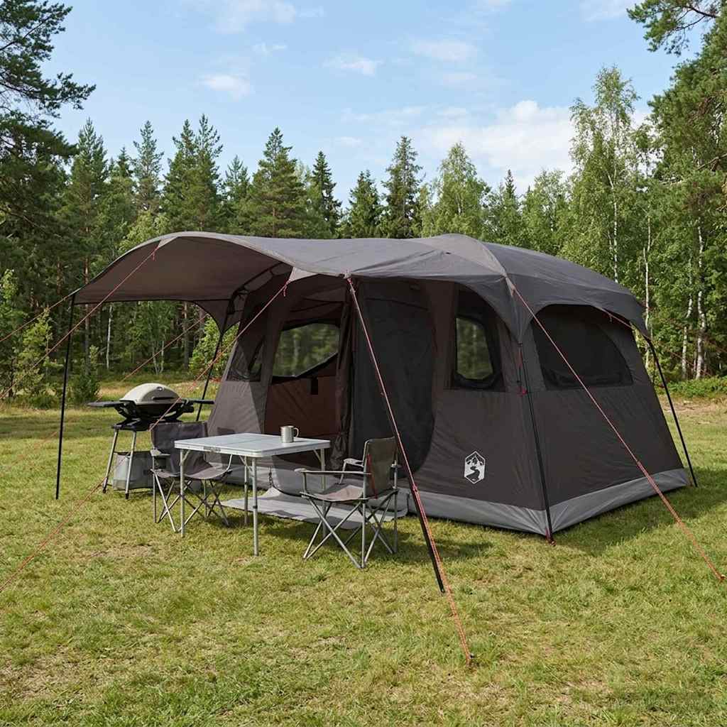 Tunnelzelt 366 X 244 X 198 Cm Polyester Und Stahl