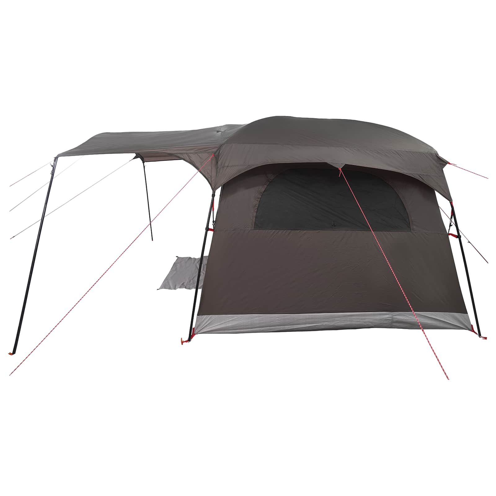 Tunnelzelt 366 X 244 X 198 Cm Polyester Und Stahl