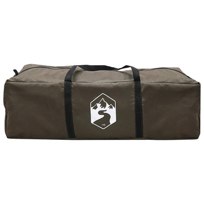 Tipi Zelt Braun Grau 700 X 700 X 395 Cm Polyester Und Stahl