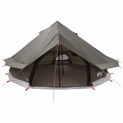 Tipi Zelt Braun Grau 700 X 700 X 395 Cm Polyester Und Stahl