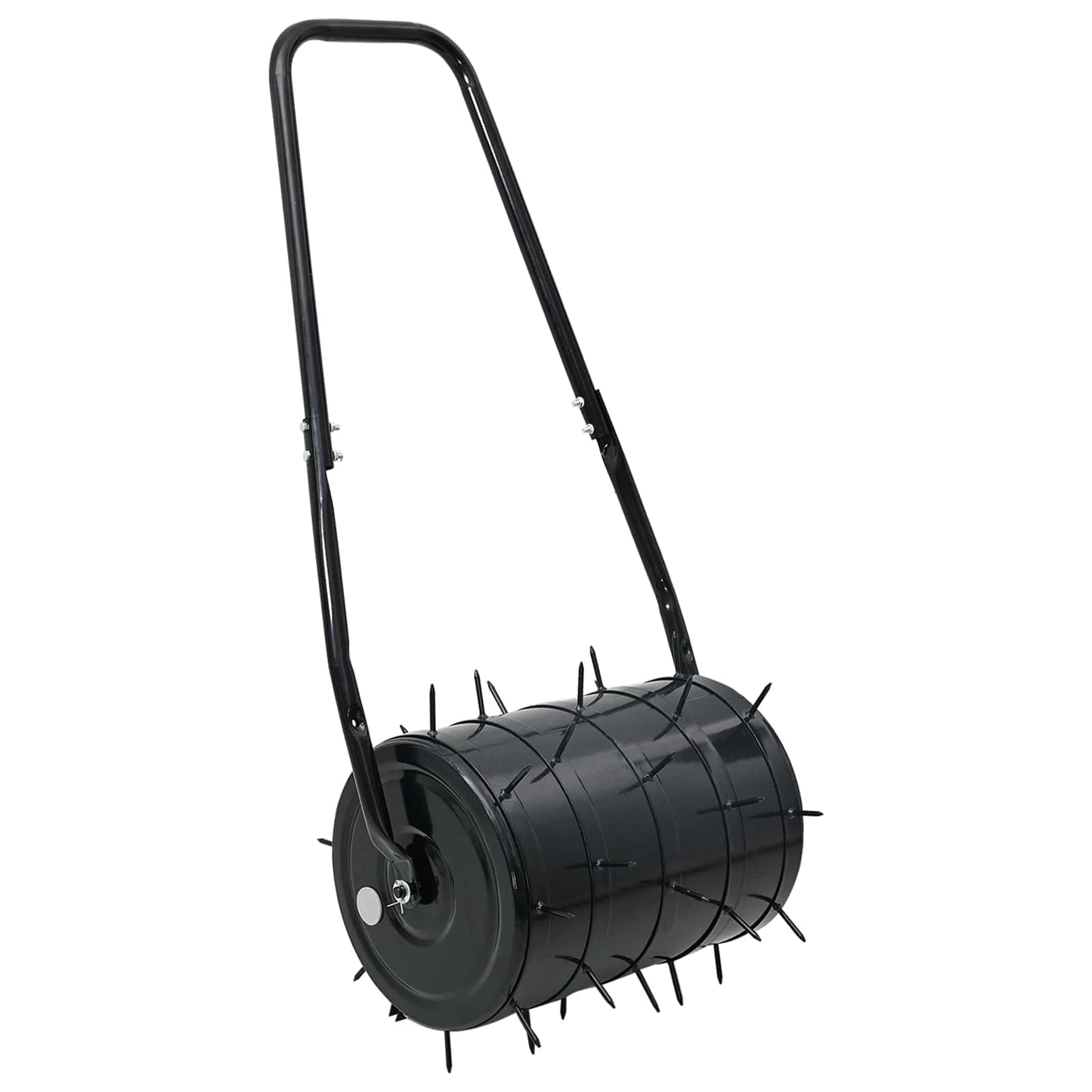Rasenwalze Zum Ziehen Mit Belüftungs-Clips Schwarz 110 X 52 Cm