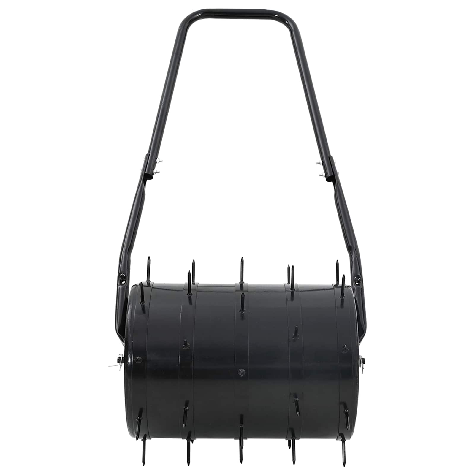 Rasenwalze Zum Ziehen Mit Belüftungs-Clips Schwarz 110 X 52 Cm