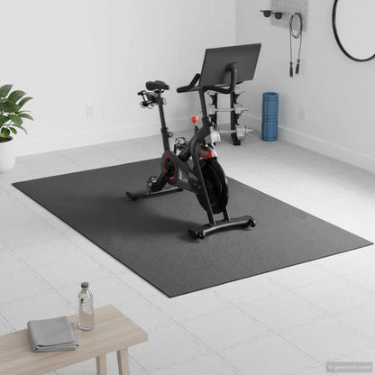 Sport Schutzmatte Schwarz 213 X 152 X 0,6 Cm Hochdichtes Pvc