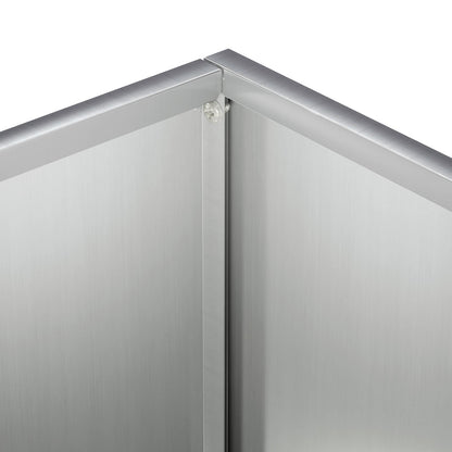 Garten-Pflanzgefäß 2 Stk. Silber