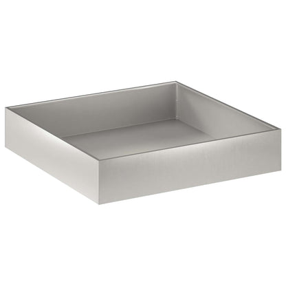 Garten-Pflanzgefäß 2 Stk. Silber