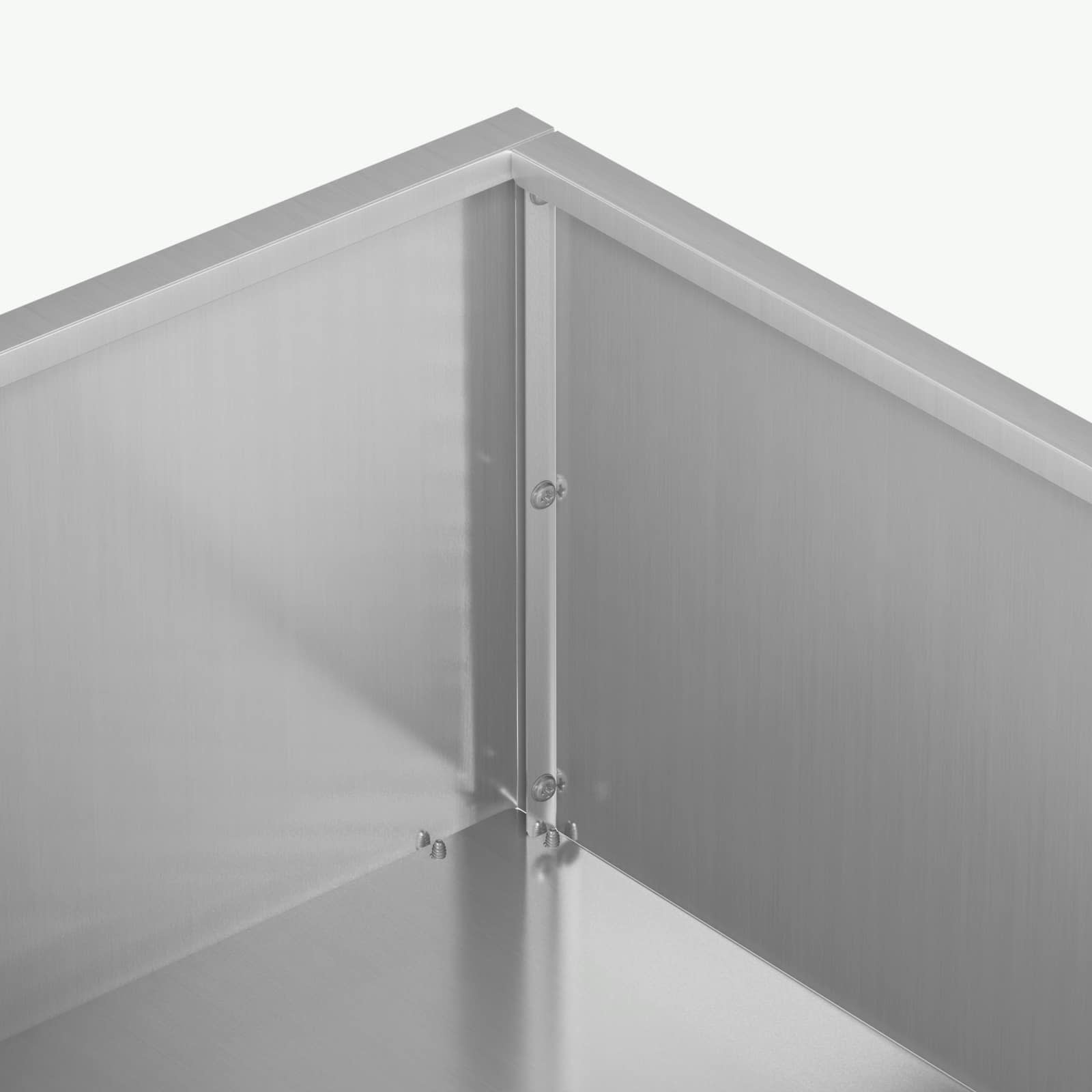 Garten-Pflanzgefäß Silber