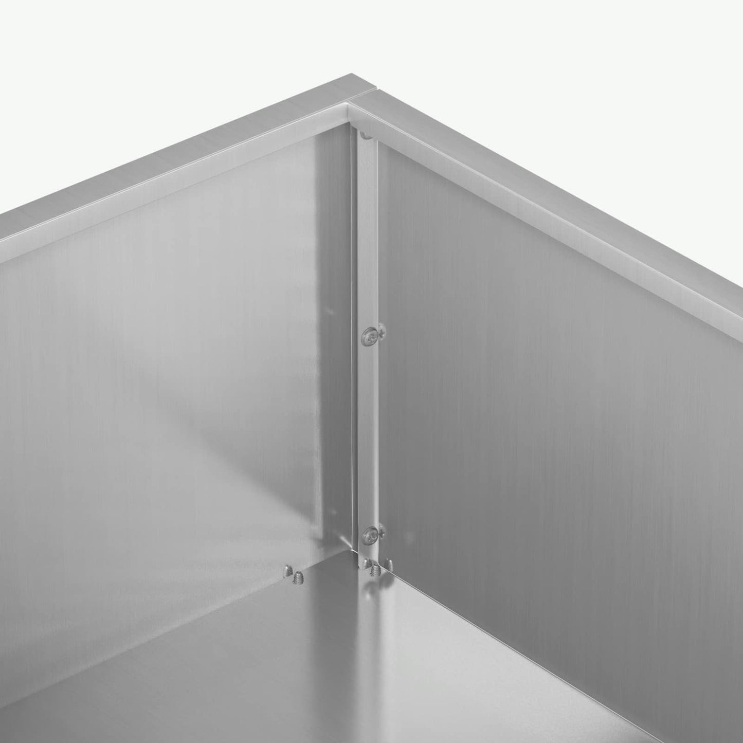 Garten-Pflanzgefäß 2 Stk. Silber