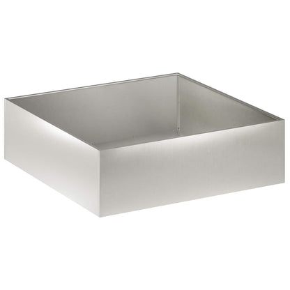 Garten-Pflanzgefäß 2 Stk. Silber