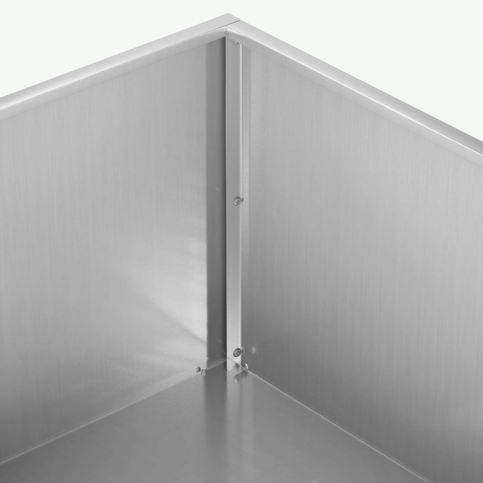 Garten-Pflanzgefäß Silber