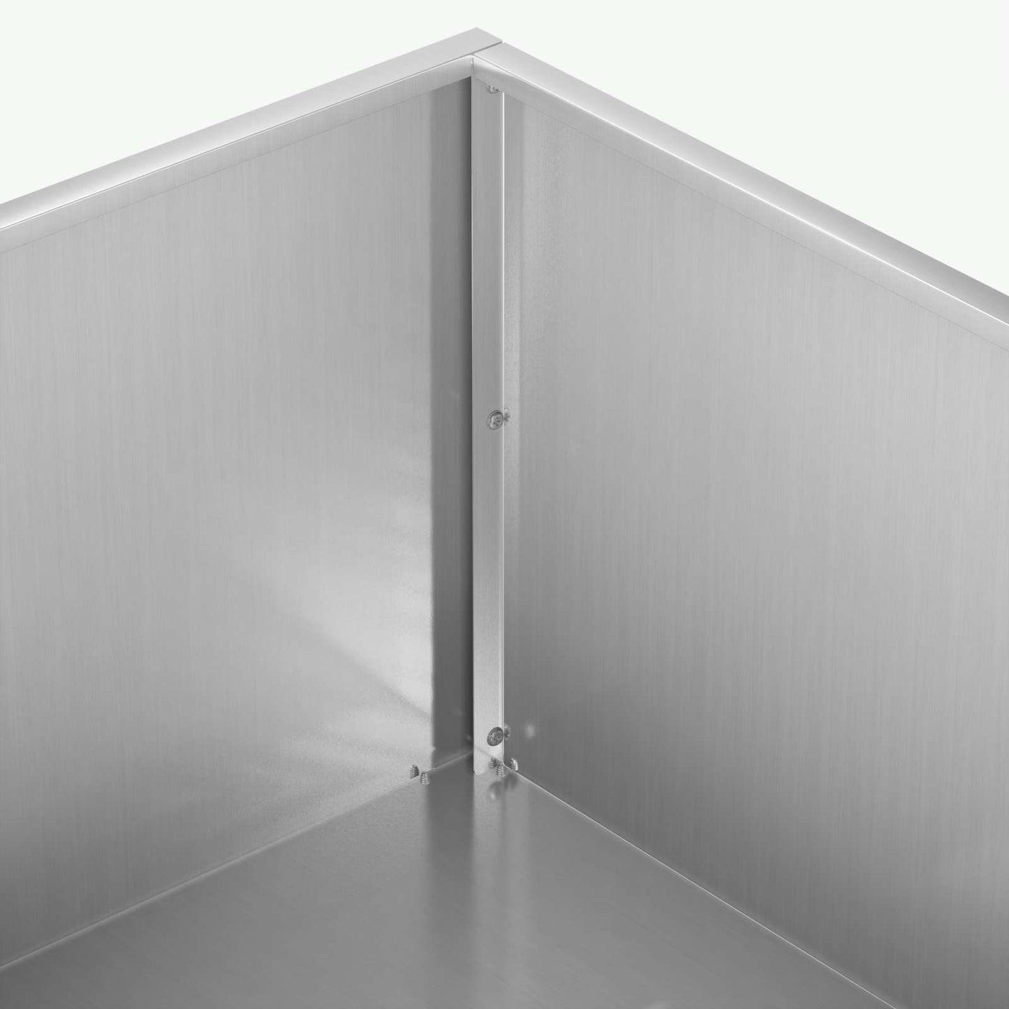 Garten-Pflanzgefäß 2 Stk. Silber