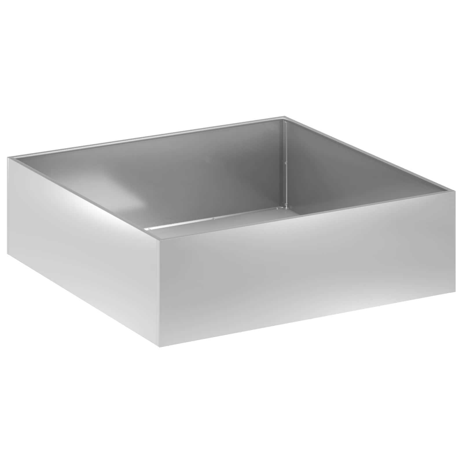 Garten-Pflanzgefäß 2 Stk. Silber