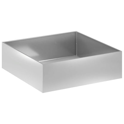 Garten-Pflanzgefäß 2 Stk. Silber