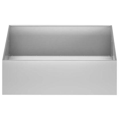 Garten-Pflanzgefäß 2 Stk. Silber